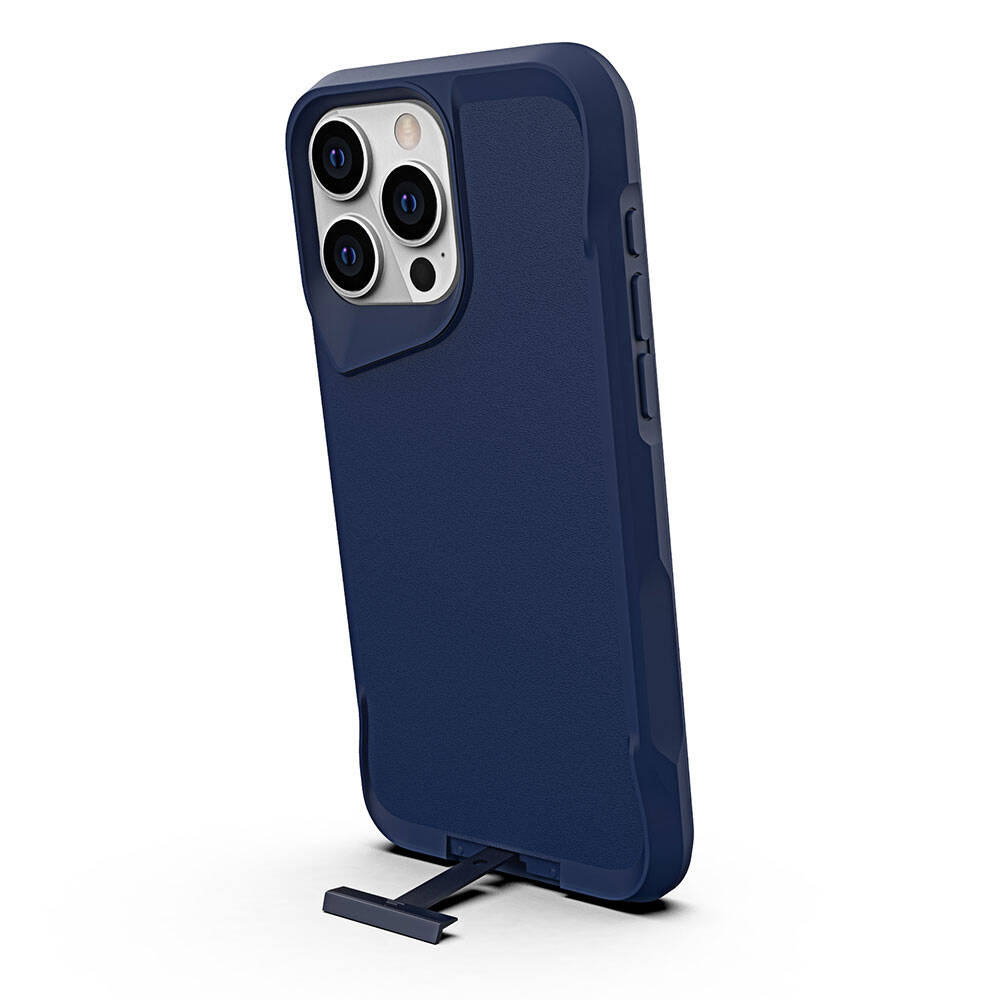 Apple iPhone 15 Pro Uyumlu Kılıf Zore Airbag Kenarlı T-Max Mat Standlı Kapak - 20