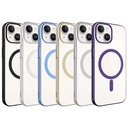 Apple iPhone 15 Uyumlu Kılıf Zore Wireless Şarj Özellikli Pixel Magsafe Kapak - 1