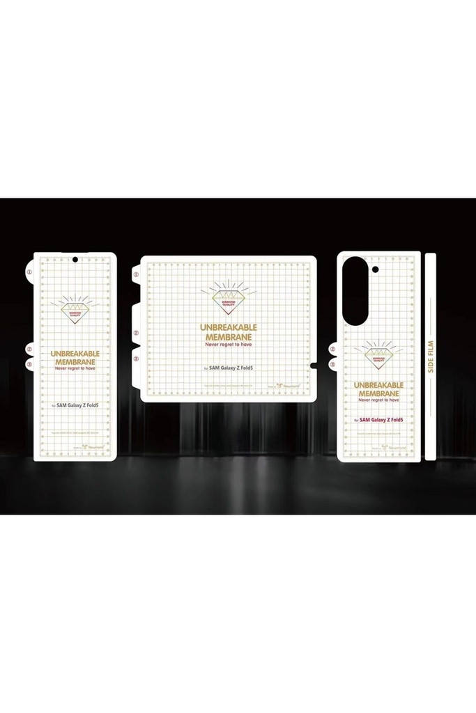 Samsung Galaxy Z Fold 5 Uyumlu Zore Narr Tpu Çiftli Body Ekran Koruyucu