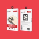 Apple iPhone 15 Pro Uyumlu Zore CL-12 Premium Safir Parmak İzi Bırakmayan Anti-Reflective Kamera Lens Koruyucu - 3