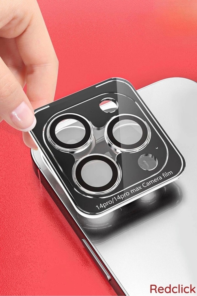 Apple iPhone 15 Pro Uyumlu Zore CL-12 Premium Safir Parmak İzi Bırakmayan Anti-Reflective Kamera Lens Koruyucu