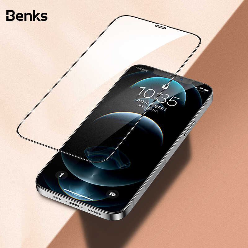 Apple iPhone 12 Uyumlu Benks V Pro Plus Şeffaf Ekran Koruyucu - 4