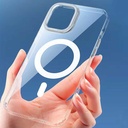 Apple iPhone 14 Plus Uyumlu Kılıf Wiwu MCC-102 Magnetic Crystal Sert PC Kapak - 3