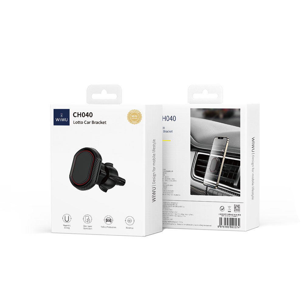 Wiwu CH040 360 Derece Dönebilen Havalandırma Tasarım Magnetik Araç Telefon Tutucu - 6