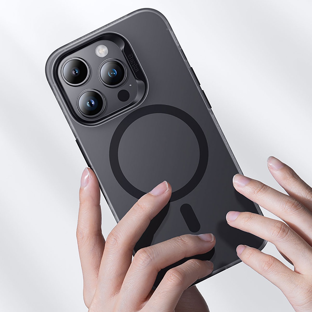 Apple iPhone 15 Pro Max Uyumlu Kılıf Magsafe Şarj Özellikli Benks Lucid Armor Kapak - 7