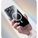 Apple iPhone 15 Uyumlu Kılıf Magsafe Şarj Özellikli Benks ​​​​​​Crystal Serisi Şeffaf Kapak - 5