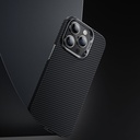 Apple iPhone 15 Pro Max Uyumlu Kılıf Magsafe Özellikli Karbon Fiber Benks Essential ArmorAir 600D Kevlar Kapak - 3