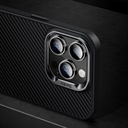 Apple iPhone 15 Pro Uyumlu Kılıf Karbon Fiber Magsafe Şarj Özellikli Benks Hybrid ArmorPro 600D Kevlar Kapak - 8