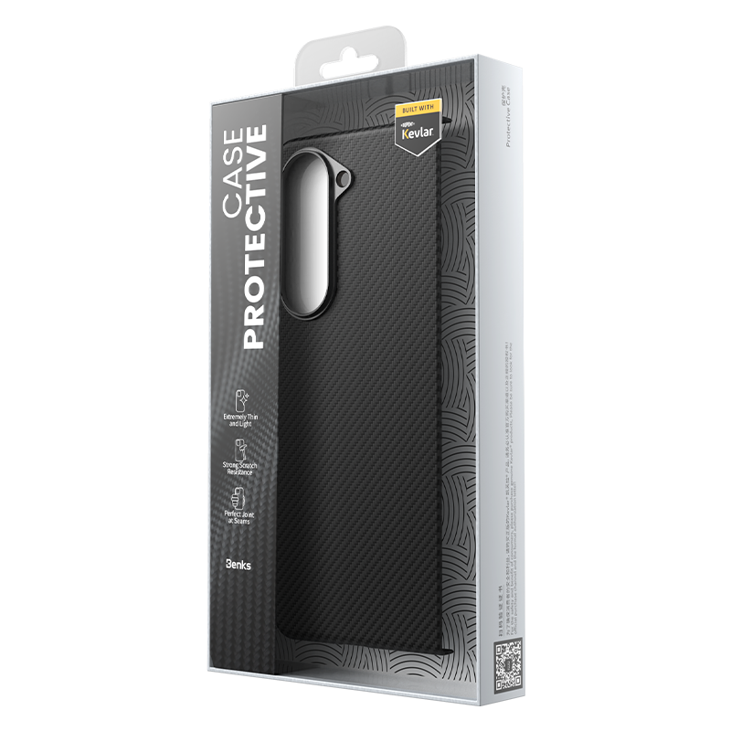 Samsung Galaxy Z Fold 5 Uyumlu Benks Combo Üçlü Aksesuar Seti (600D Kevlar Kapak + Corning Ekran Koruyucu + Kamera Lens Koruyucu) - 2