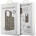 Apple iPhone 14 Pro Uyumlu Kılıf Guess Orjinal Lisanslı Magsafe Şarj Özellikli Yazı Logolu 4G Desenli Kapak + Powerbank 5000mAh 2in1 Set
