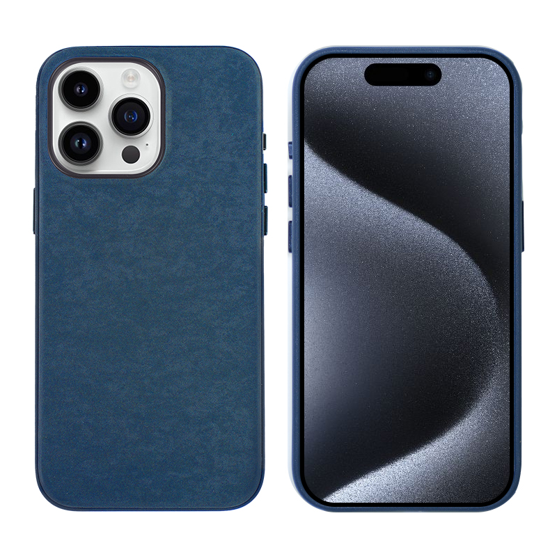 Apple iPhone 15 Pro Uyumlu Kılıf Zore Mikro Fiber Mimoza Kapak - 1