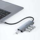 Wiwu Alpha A440 Pro 4 in 1 Type-C Hub 4'lü Usb Çoğaltıcı - 2