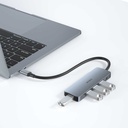 Wiwu Alpha A541BC 5 in 1 Type-C Hub 60W Pd Şarj Destekli Usb Çoğaltıcı - 2