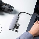 Wiwu Alpha A731HC 7 in 1 Type-C Hub 100W Şarj Destekli SD Kart-Hdmi-Usb Çoğaltıcı - 3