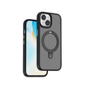 Apple iPhone 15 Uyumlu Kılıf Wiwu ZMM-010 Magsafe Şarj Özellikli Mat Arka Yüzey Standlı Kapak - 1