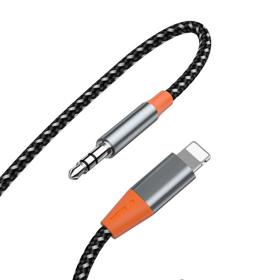 Wiwu YP06 Lightning To 3.5mm Aux Audio Ses Kablosu 1.2M - 2