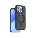 Apple iPhone 15 Pro Max Uyumlu Kılıf Wiwu ZMM-010 Magsafe Şarj Özellikli Mat Arka Yüzey Standlı Kapak - 1