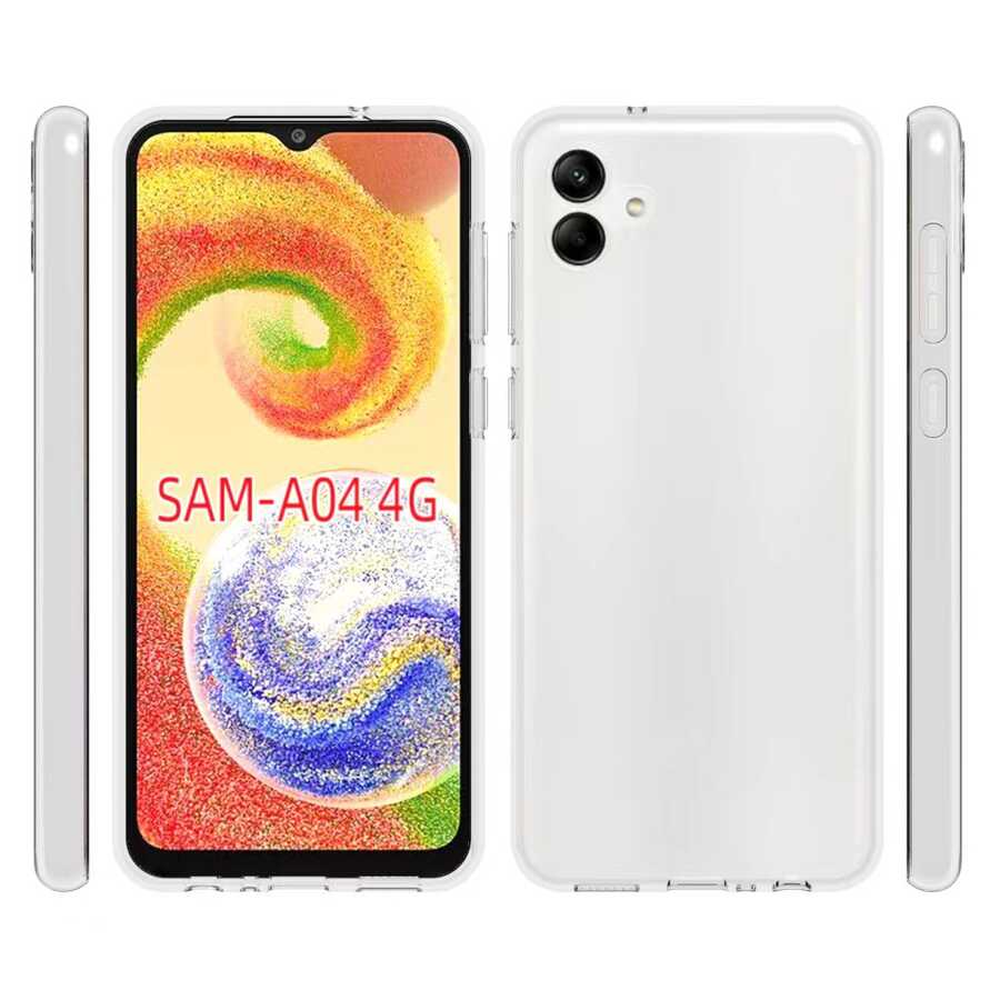 Samsung Galaxy A04 Uyumlu Kılıf Zore Süper Silikon Kapak - 3