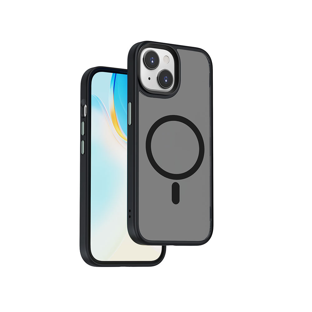 Apple iPhone 15 Uyumlu Kılıf Wiwu FGG-011 Magsafe Şarj Özellikli Kamera Korumalı Kapak - 3