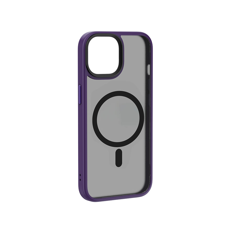 Apple iPhone 15 Uyumlu Kılıf Wiwu FGG-011 Magsafe Şarj Özellikli Kamera Korumalı Kapak - 7