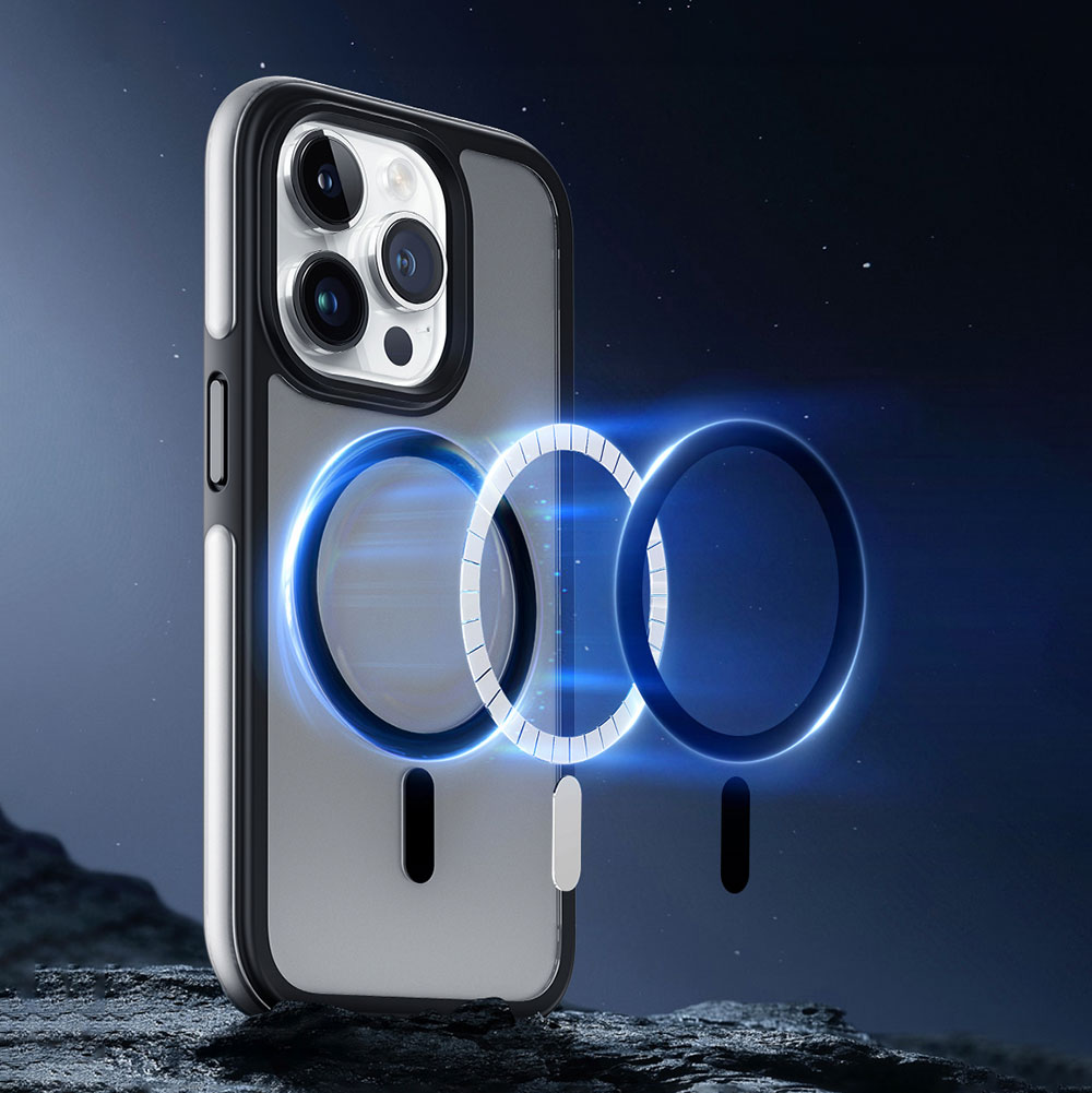 Apple iPhone 15 Pro Max Uyumlu Kılıf Wiwu ZKK-012 Magsafe Şarj Özellikli Air Cushion Kapak - 13