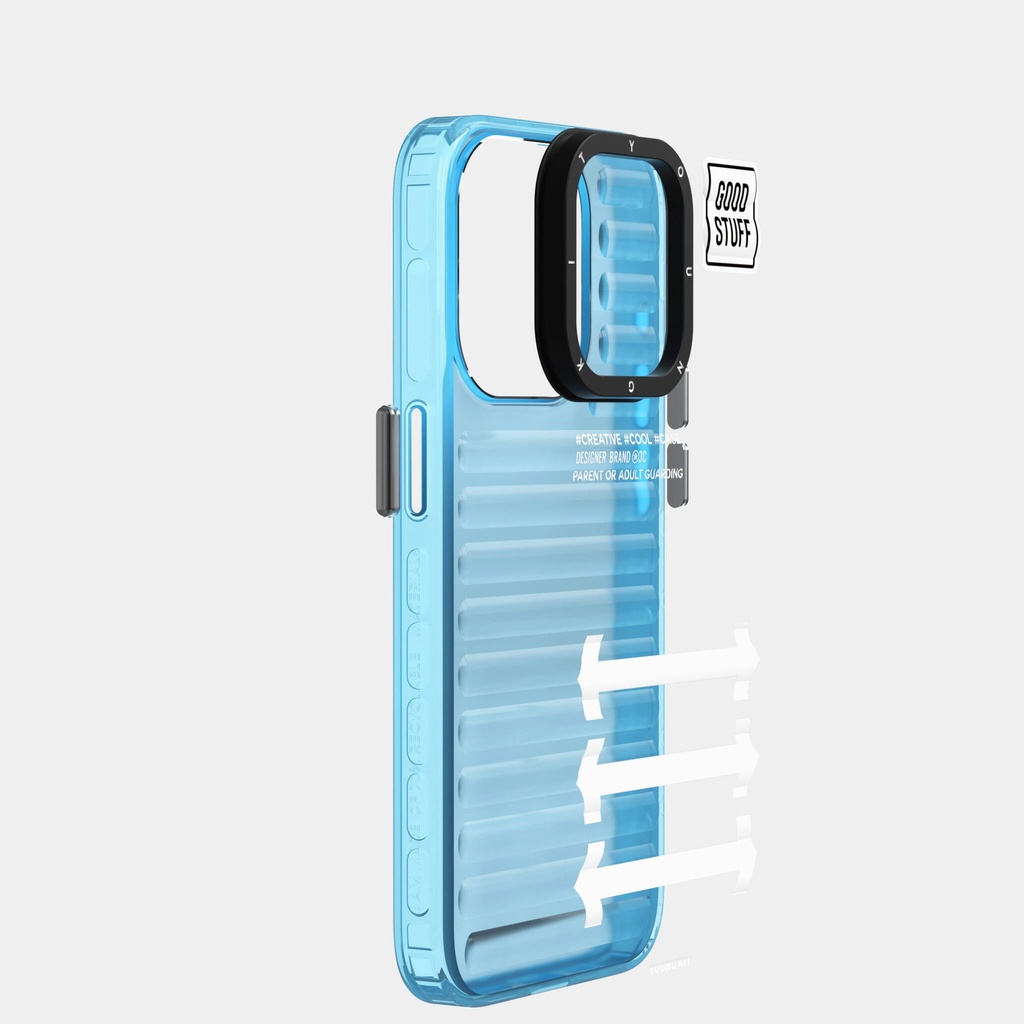 Apple iPhone 15 Pro Max Uyumlu Kılıf YoungKit Luggage FireFly Serisi Kapak - 10