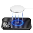 Apple iPhone 14 Pro Max Uyumlu Kılıf Aramid Karbon Fiber Magsafe Özellikli Wlons Radison Kapak - 8