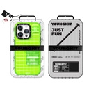 Apple iPhone 15 Pro Max Uyumlu Kılıf Şeffaf Renkli Tasarım YoungKit Fluorite Serisi Kapak - 14