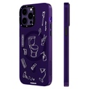 Apple iPhone 14 Pro Uyumlu Kılıf Magsafe Şarj Özellikli Desenli Youngkit Plaything Serisi Kapak - 3