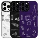 Apple iPhone 14 Pro Max Uyumlu Kılıf Magsafe Şarj Özellikli Desenli Youngkit Plaything Serisi Kapak - 8