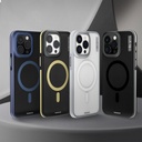 Apple iPhone 15 Pro Uyumlu Kılıf Magsafe Şarj Özellikli Youngkit Rock Sand Serisi Kapak - 6