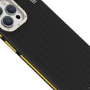 Apple iPhone 15 Pro Uyumlu Kılıf Magsafe Şarj Özellikli YoungKit 600D Kevlar Kapak - 4