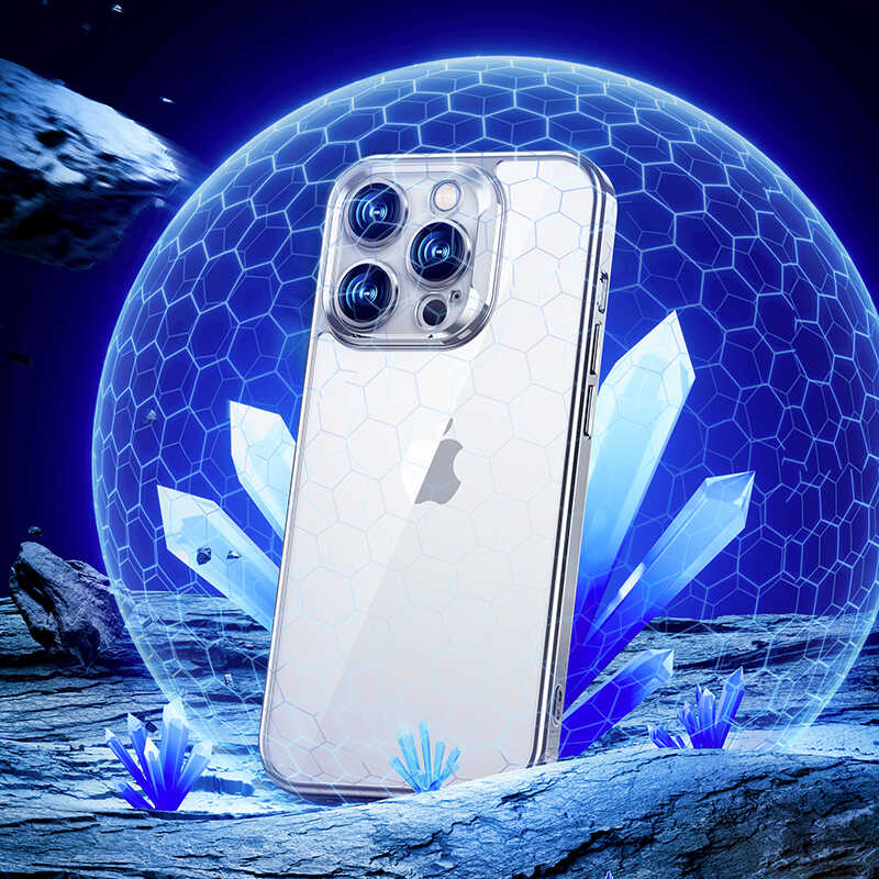 Apple iPhone 14 Pro Max Uyumlu Kılıf Benks Electroplating TPU Kapak Ekran Koruyucu Hediyeli - 4