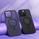 Apple iPhone 14 Pro Max Uyumlu Kılıf Kenarları Silikon Airbagli Mat Arka Yüzey Benks Icesand Kapak - 6