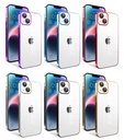 Apple iPhone 14 Plus Uyumlu Kılıf Kamera Korumalı Renkli Çerçeveli Zore Garaj Kapak - 1