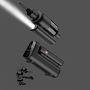 Wiwu Wi-Ai002 5in1 Oto Araç Lastik Şişirme Pompası - Oto Araç Süpürgesi - Vakum Makinesi - Fener Dijital Ekranlı Araç Hava Kompresörü - 4