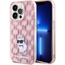 Apple iPhone 15 Pro Uyumlu Kılıf Karl Lagerfeld IML C Monogram Orjinal Lisanslı Kapak