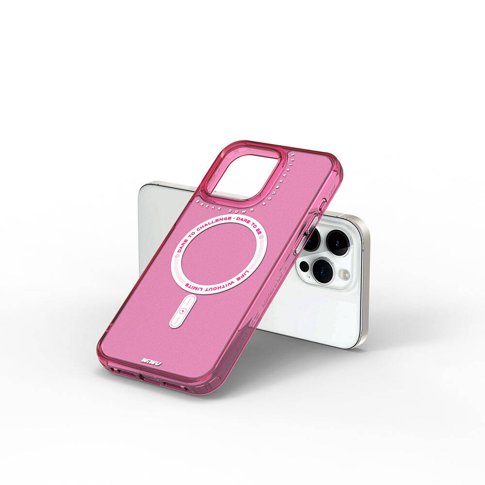 Apple iPhone 15 Pro Max Uyumlu Kılıf Magsafe Şarj Özellikli Wiwu Basic Color J Serisi Kapak - 7