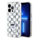 Apple iPhone 15 Pro Uyumlu Kılıf Karl Lagerfeld IML C Monogram Orjinal Lisanslı Kapak