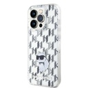 Apple iPhone 15 Pro Uyumlu Kılıf Karl Lagerfeld IML C Monogram Orjinal Lisanslı Kapak