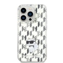 Apple iPhone 15 Pro Uyumlu Kılıf Karl Lagerfeld IML C Monogram Orjinal Lisanslı Kapak