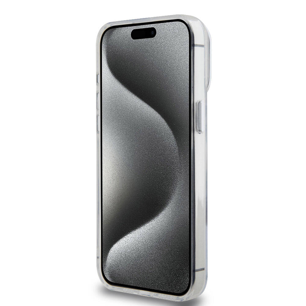 Apple iPhone 15 Pro Max Uyumlu Kılıf Ferrari Magsafe Şarj Özellikli Standlı Buzlu Yüzey Dizayn Kapak - 20