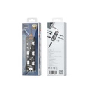 Wiwu CB008 Cyber 8 in 1 Type-C Hub 100W Şarj Destekli Şeffaf Görünümlü SD Kart-RJ45-Hdmi-Usb Çoğaltıcı - 6