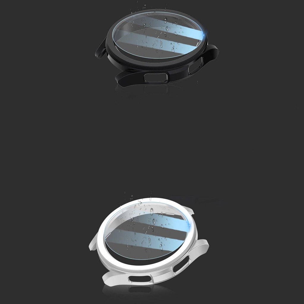 Samsung Galaxy Watch 6 Classic 47mm Uyumlu Sert PC Kasa ve Ekran Koruyucu Zore Watch Gard 29 - 5