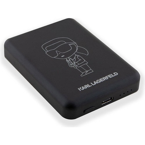 Karl Lagerfeld Led Işıklı Göstergeli Magsafe Magnetik Orjinal Lisanslı Powerbank 5000 Mah