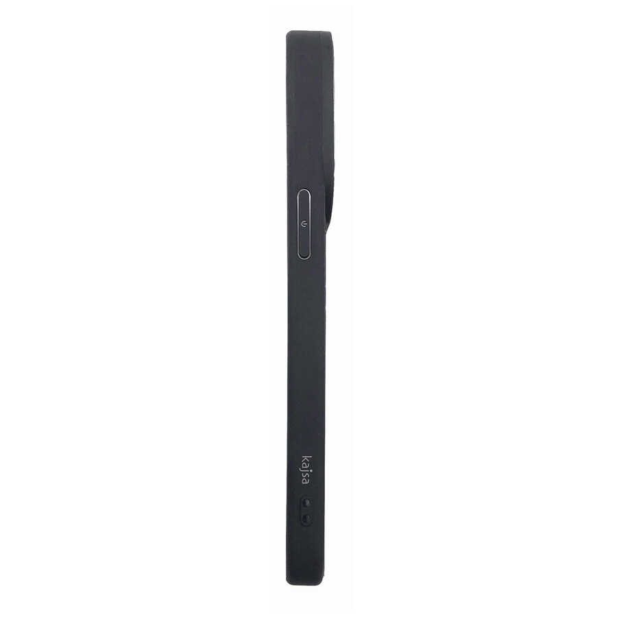 Apple iPhone 14 Pro Max Uyumlu Kılıf Soft Deri Metal Kamera Çerçeveli ​Kajsa Litchi Kapak - 3