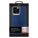 Apple iPhone 14 Pro Max Uyumlu Kılıf Soft Deri Metal Kamera Çerçeveli ​Kajsa Litchi Kapak - 6
