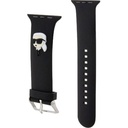 Apple Watch 38mm Uyumlu Karl Lagerfeld Orjinal Lisanslı İkonik Karl Head Logolu Silikon Kordon