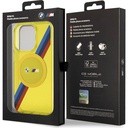 Apple iPhone 15 Pro Max Uyumlu Kılıf BMW Magsafe Şarj Özellikli Transparan Tricolor Stripes Orjinal Lisanslı Kapak