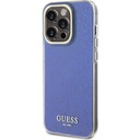Apple iPhone 15 Pro Max Uyumlu Kılıf Guess Orjinal Lisanslı Yazı Logolu Mirror Disco Kapak